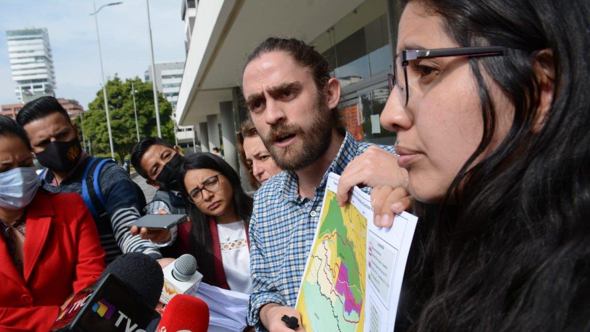 Las acciones constitucionales fueron presentadas en Quito este martes 1 de junio de 2022.