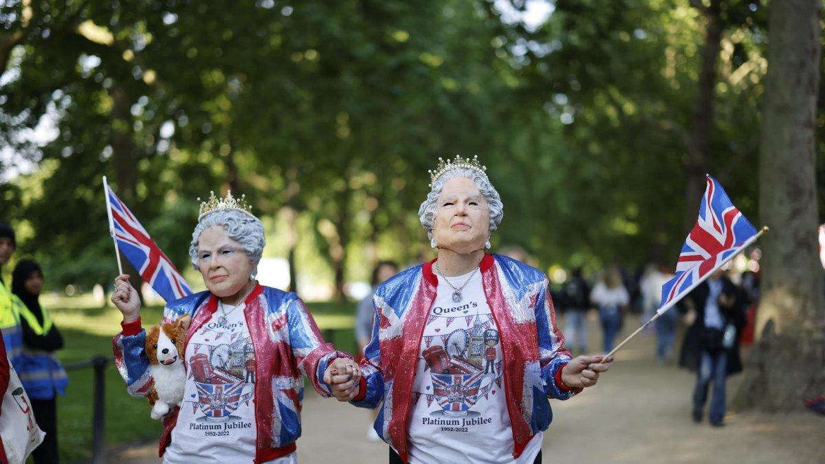 Los británicos celebran el Jubileo en Londres.