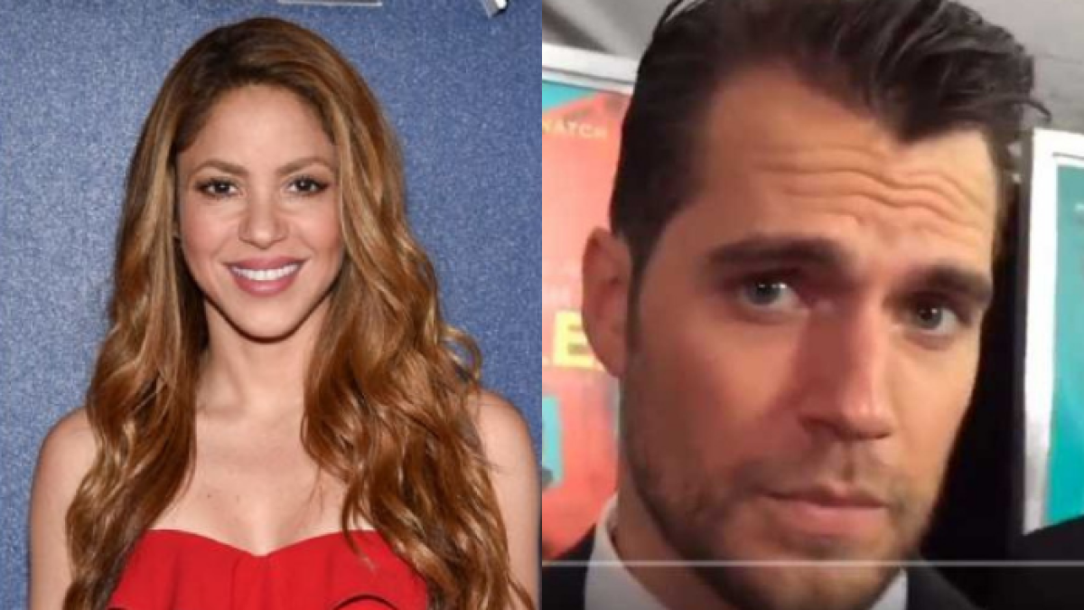 Cavill quedó deslumbrado ante la belleza de Shakira