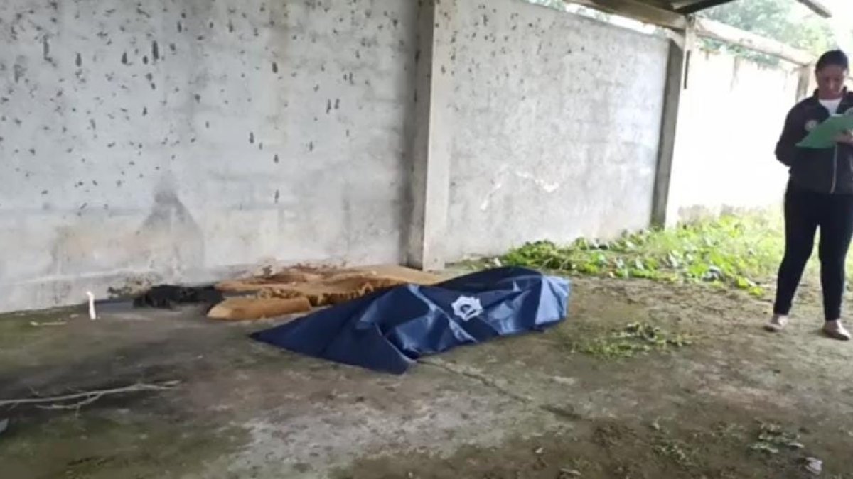 Los impactados moradores alertaron a la Policía Nacional para que verifique lo que allí de visualizaba