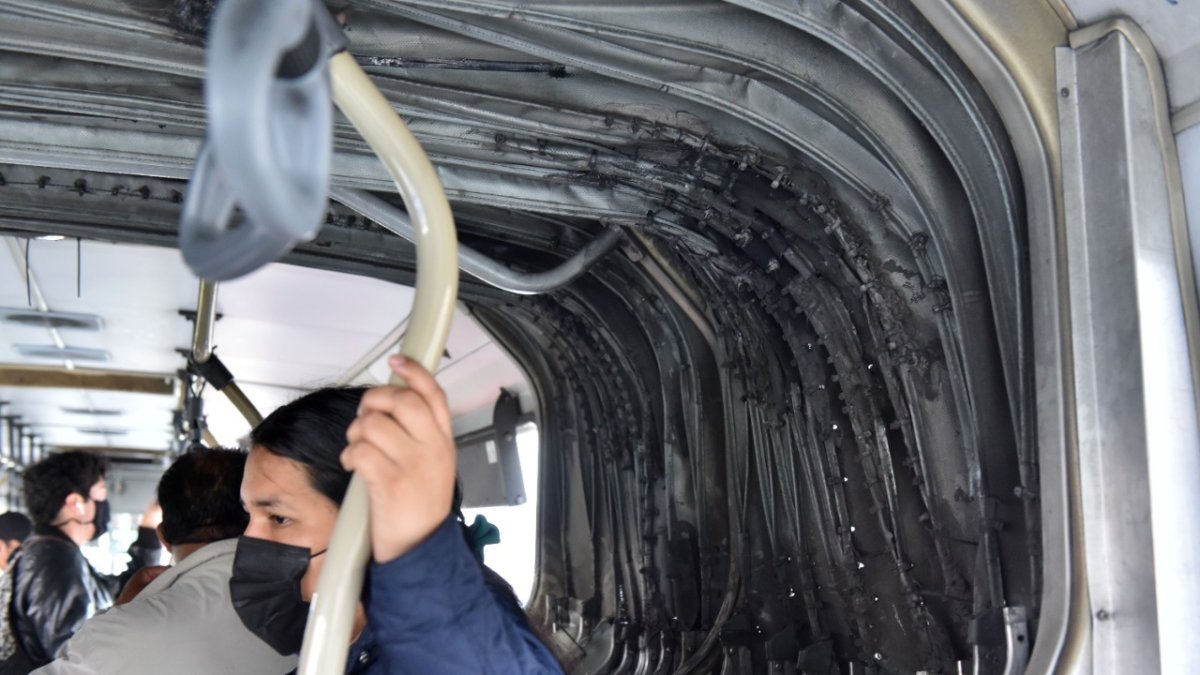 Unidades. Los articulados no reciben constante mantenimiento ni han sido renovados.