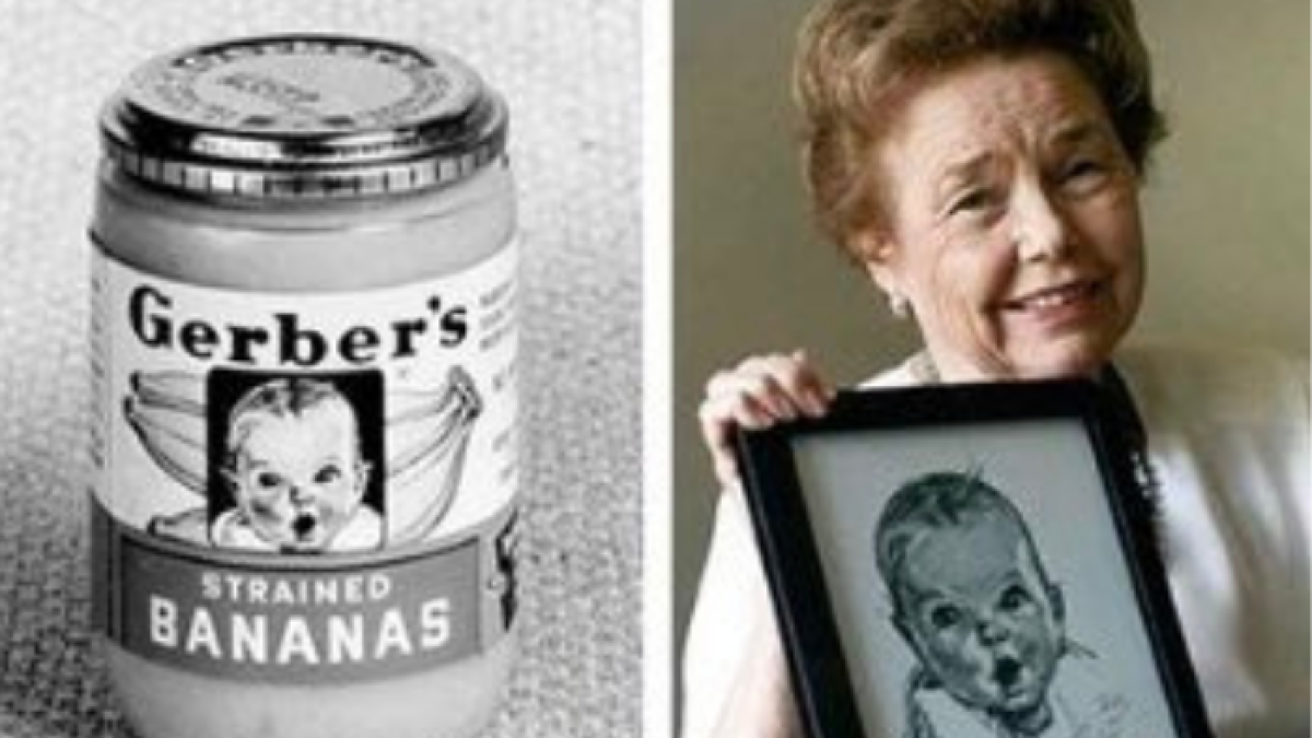 El boceto de Hope Smith mostraba a un feliz bebé de cabello alborotado