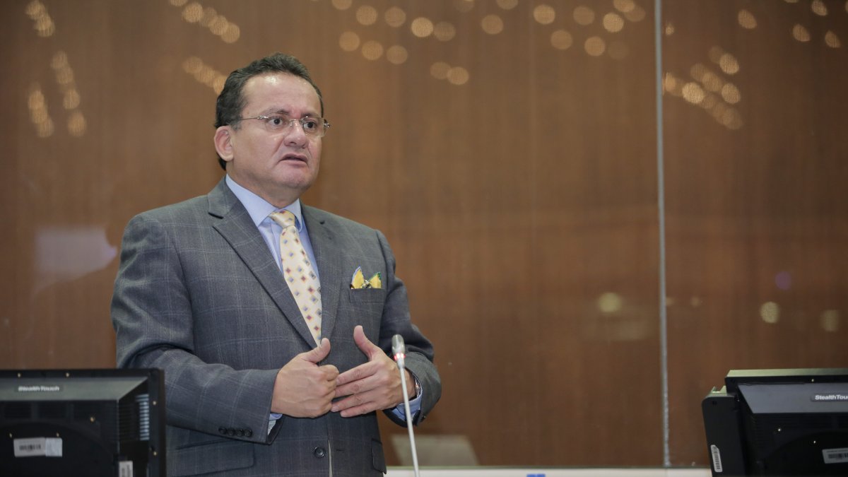 Alfredo Serrano es el presidente nacional del Partido Social Cristiano.