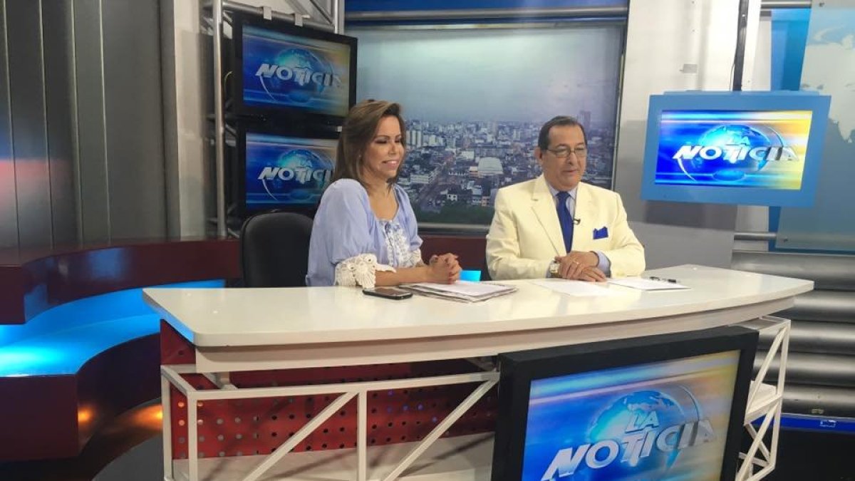 Hugo con Luisa Delgadillo.