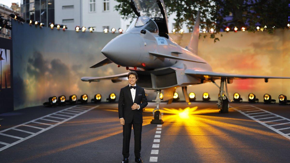 El actor estadounidense Tom Cruise, en el estreno del filme 'Top Gun: Maverick', el 19 de mayo de 2022.