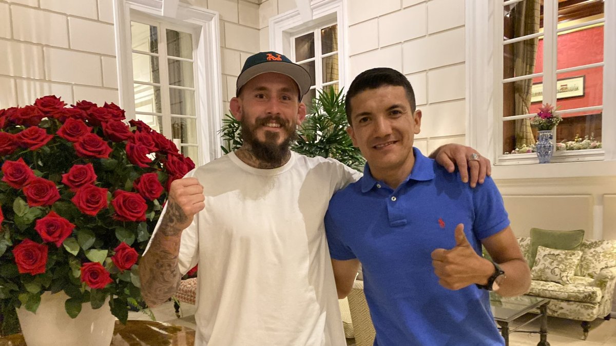 Chito Vera y Richard Carapaz