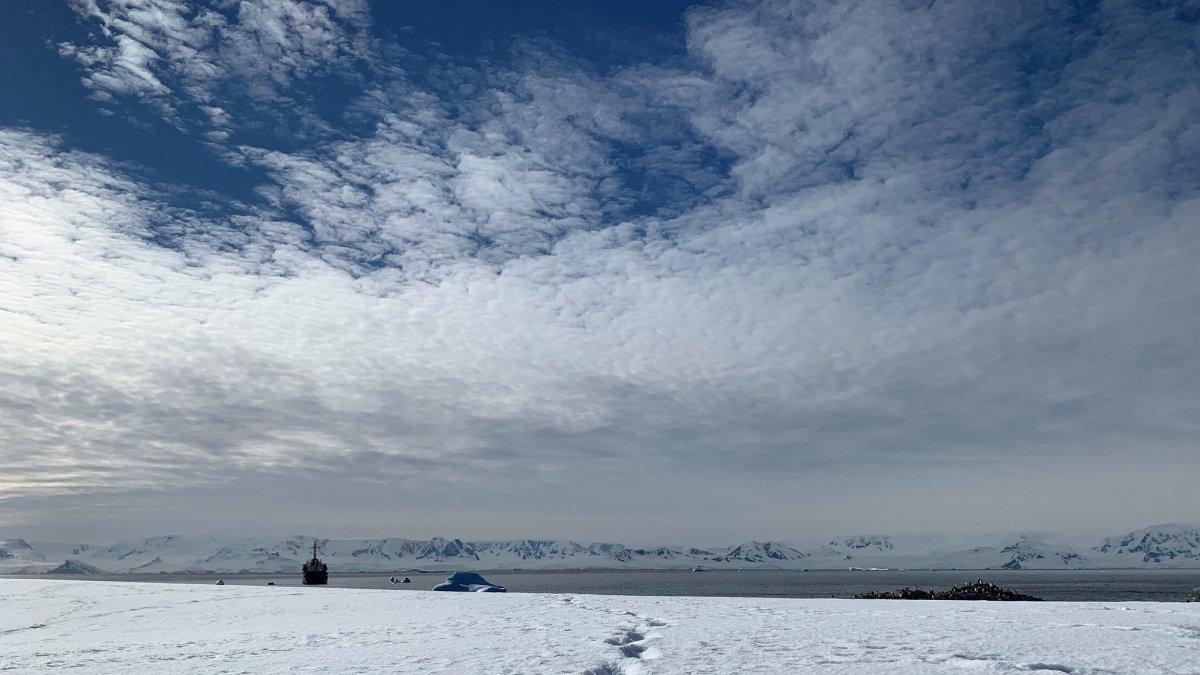 Fotografía de archivo de una vista general de la Antártida
