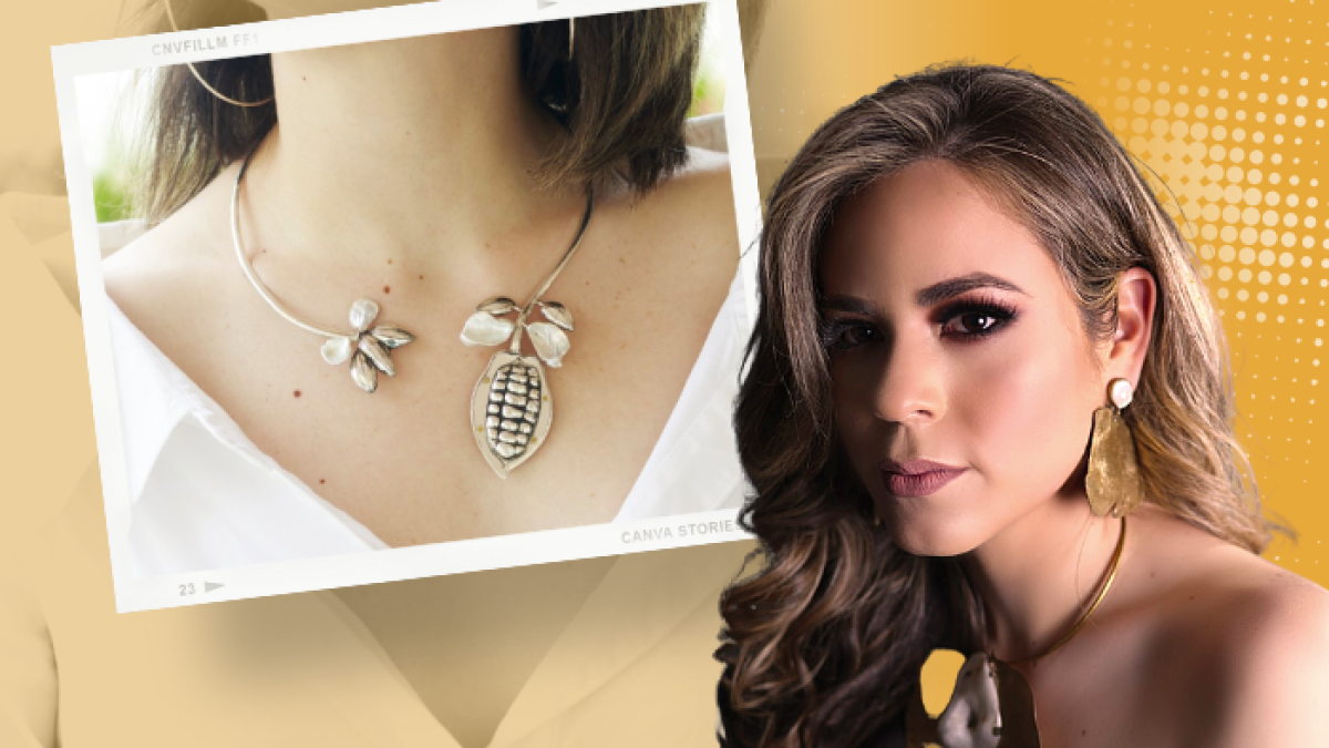 Sus diseños nacen de su amor a la naturaleza.