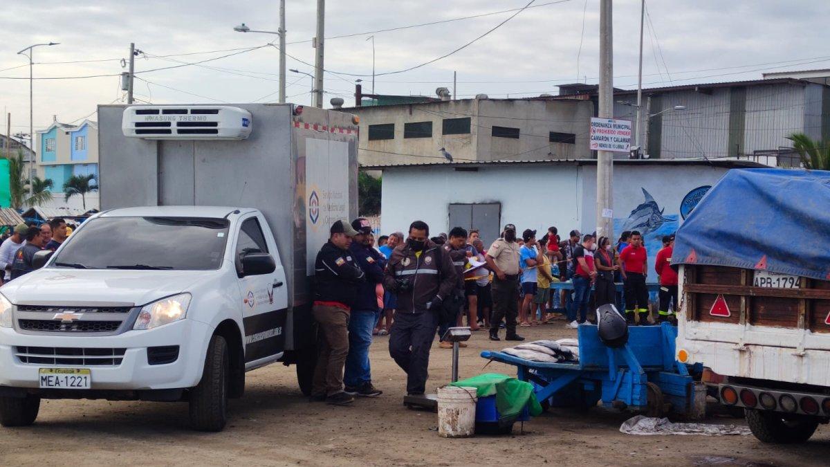 En menos de dos meses, se da un nuevo ataque violento en el Mercado de Playita Mía, un populoso centro de abastos de Manta.