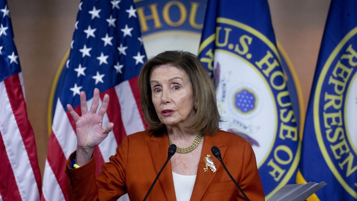 Pelosi es la primera mujer en la historia de Estados Unidos en presidir la Cámara de Representantes.