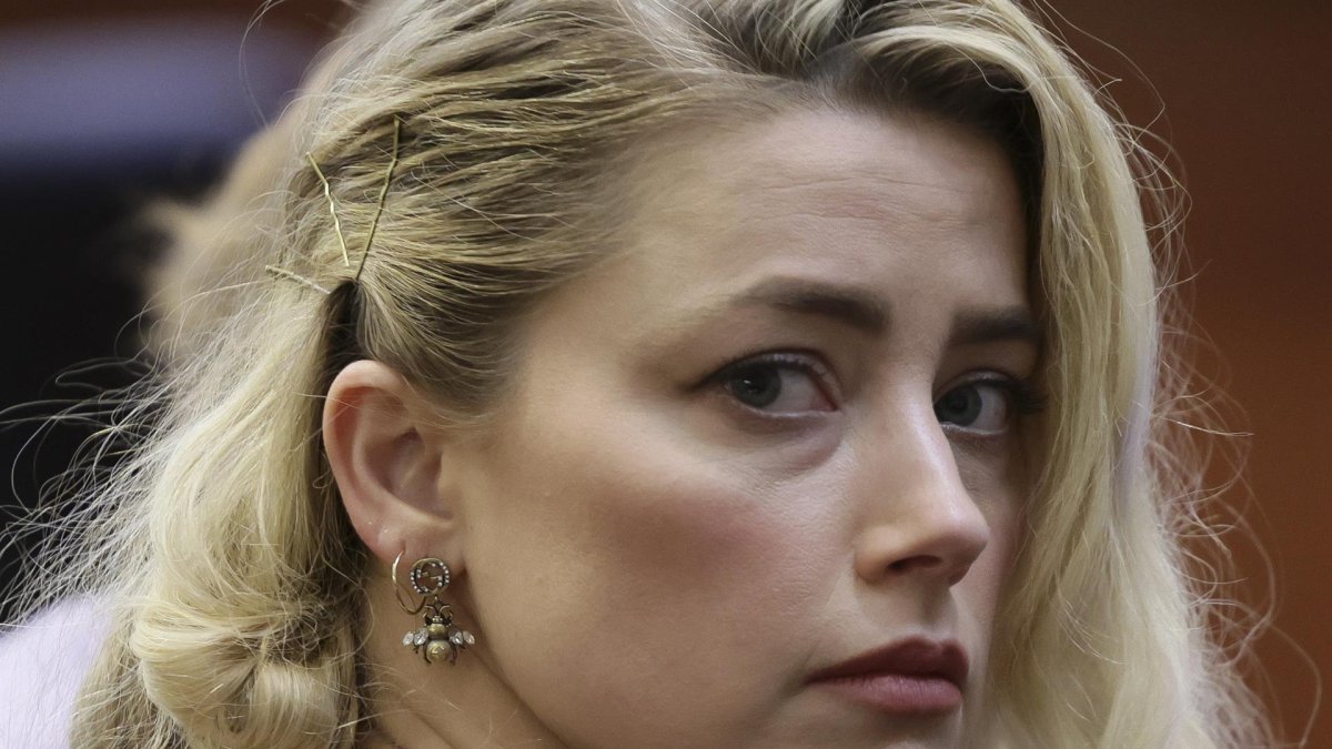 La actriz Amber Heard
