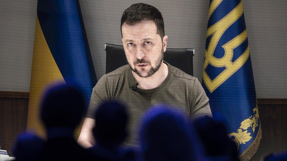 El presidente ucraniano Volodomir Zelenski