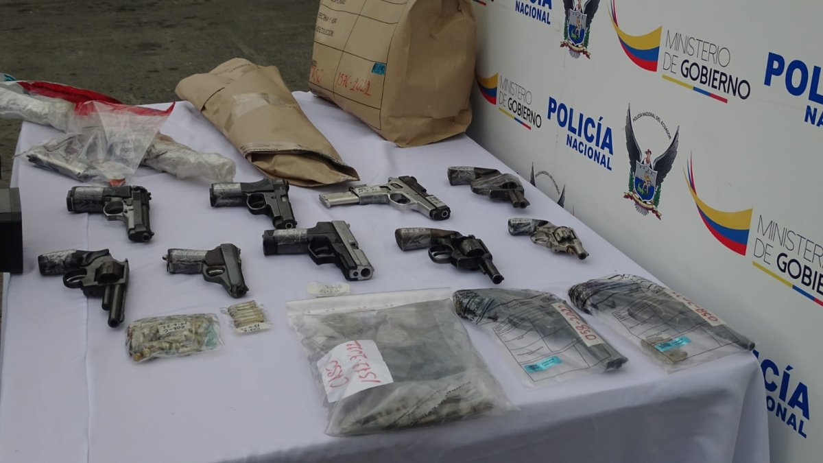 Caso. Las armas se decomisaron en seis distritos.