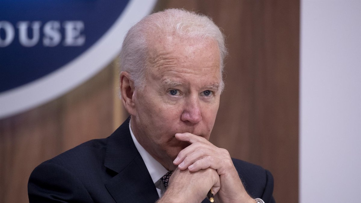 El presidente de EE.UU., Joe Biden, durante una reunión del Foro de las Principales Economías sobre Energía y Clima, este 17 de junio de 2022, en Washington
