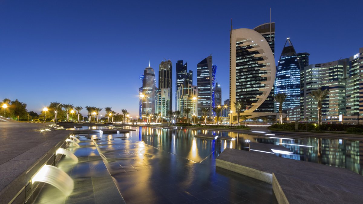 Doha, capital de Qatar, sede del Mundial de Fútbol 2022.