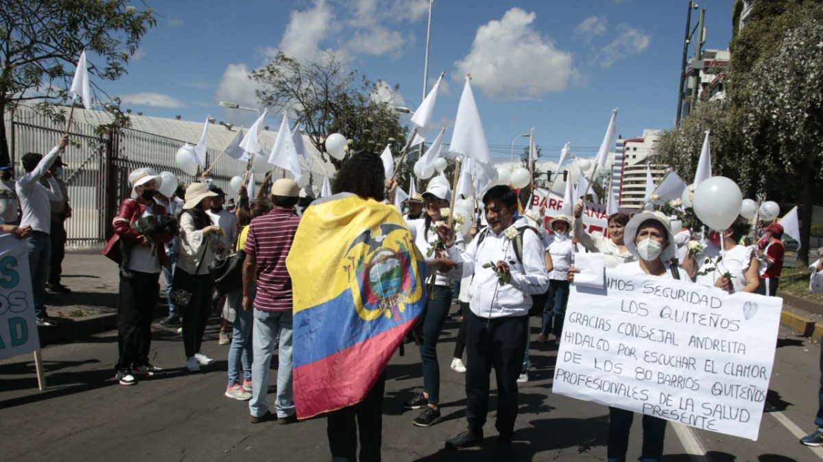 Preocupación. La inseguridad preocupa a los capitalinos. La semana pasada hubo una marcha por la paz.