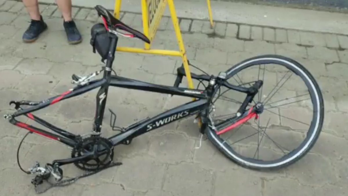 Consecuencia. Así quedó el liviano vehículo en que se transportaba el ciudadano.