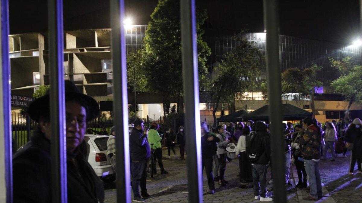 Durante el séptimo día del paro nacional, la Casa de la Cultura fue tomada por los miembros de la Policía Nacional