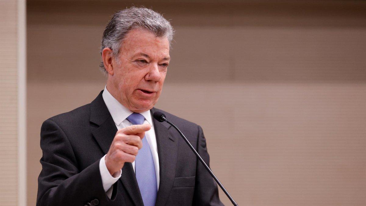 El expresidente de Colombia Juan Manuel Santos