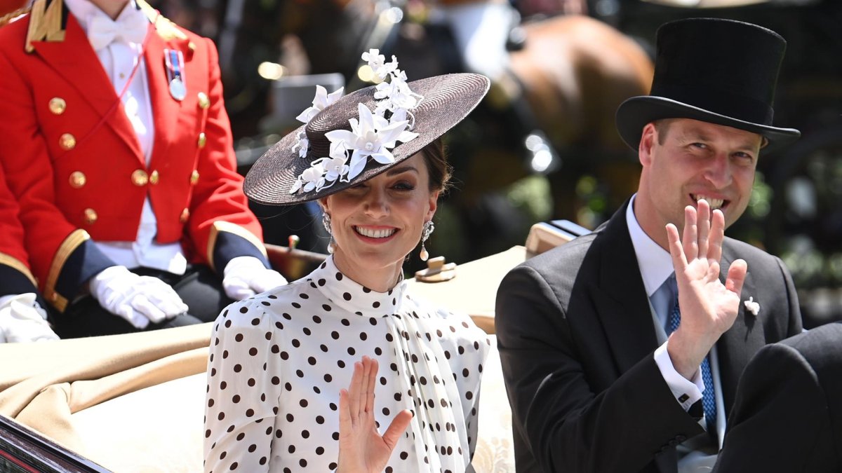 Príncipe Guillermo y de Catalina, duquesa de Cambridge.