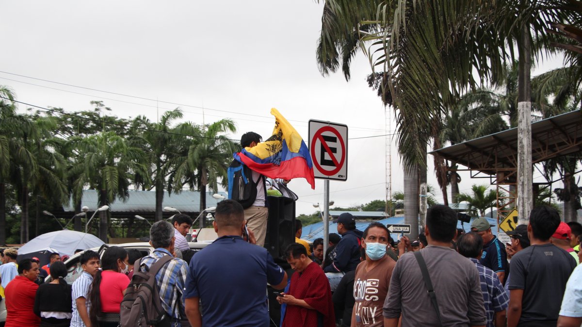 La mañana del 21 de junio de 2022, el mercado de Montebello fue obstaculizado por manifestantes.