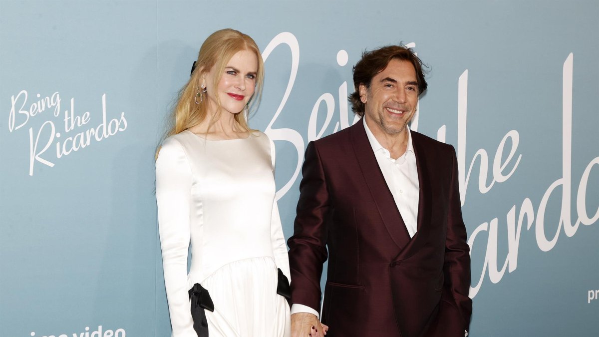 La actriz Nicole Kidman (i) y el actor Javier Bardem, en una fotografía de archivo.