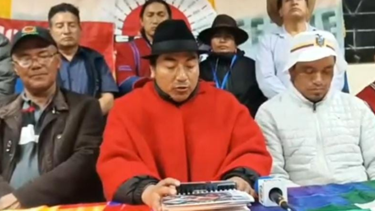 respuesta de Leonidas Iza