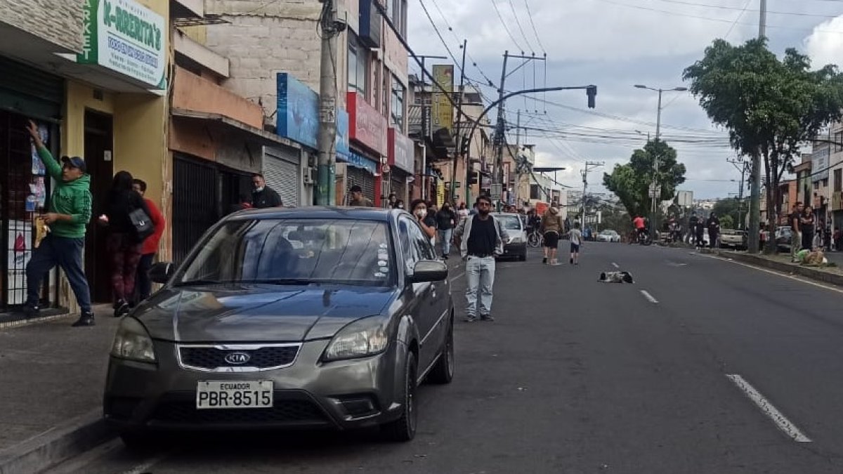 Los dueños de los locales comerciales de Pomasqui prefirieron dejar de trabajar para no exponerse a saqueos.
