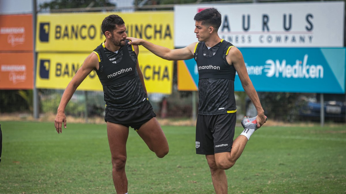 Planificación. Barcelona cumplió ayer su práctica pensando en el duelo frente a El Nacional, programado para el domingo en Quito.
