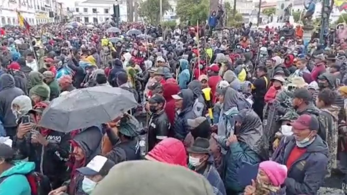 En Cotopaxi también está tomada de ‘manera simbólica’ las instalaciones de la Gobernación.