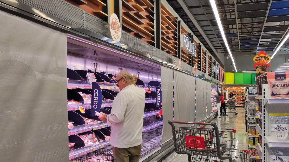 Las movilizaciones han afectado la distribución de productos.