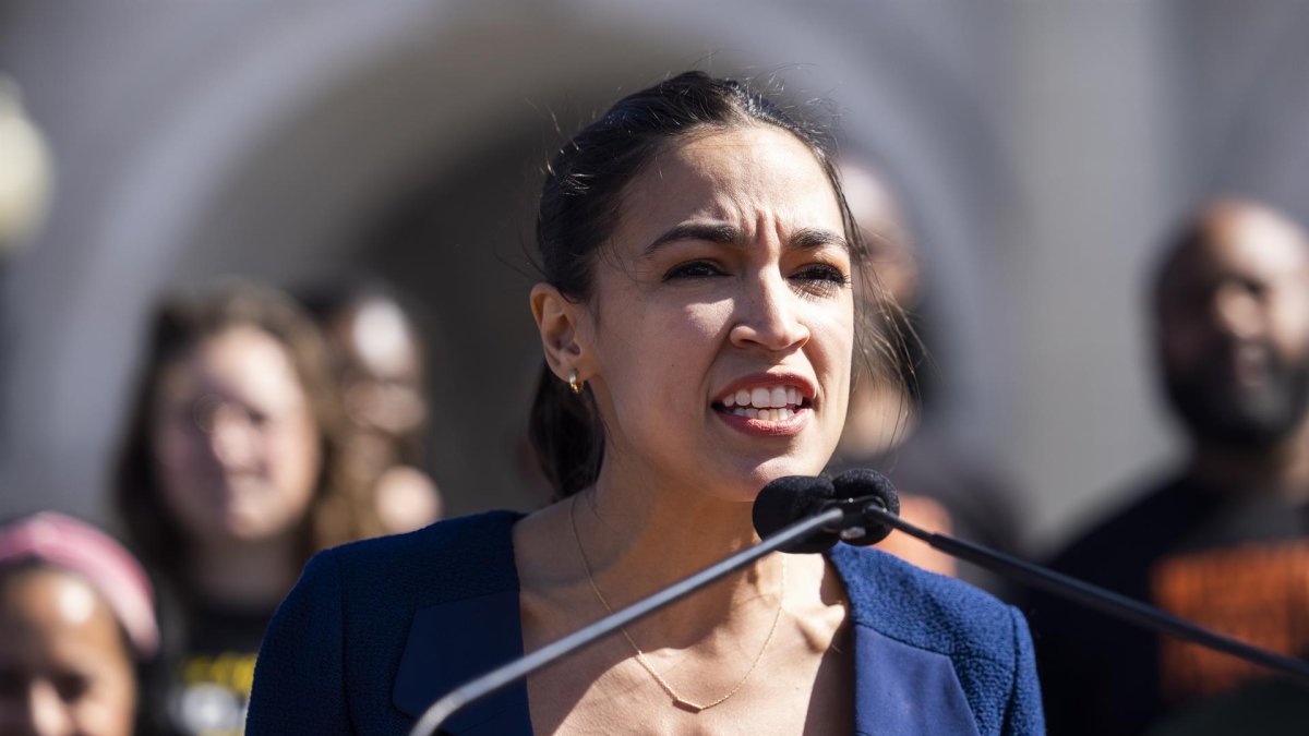 Fotografía de archivo de la representante demócrata Alexandria Ocasio-Cortez