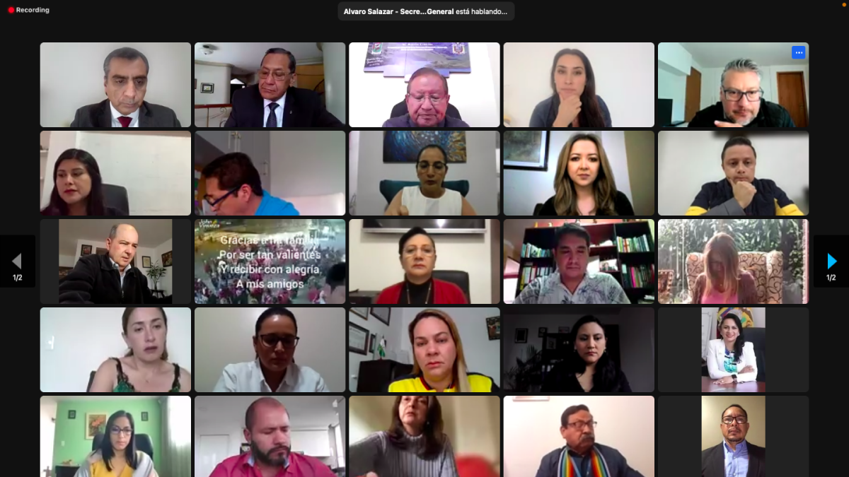 La Asamblea Nacional ha sesionado dos días seguidos para bordar la destitución del presidente Lasso.