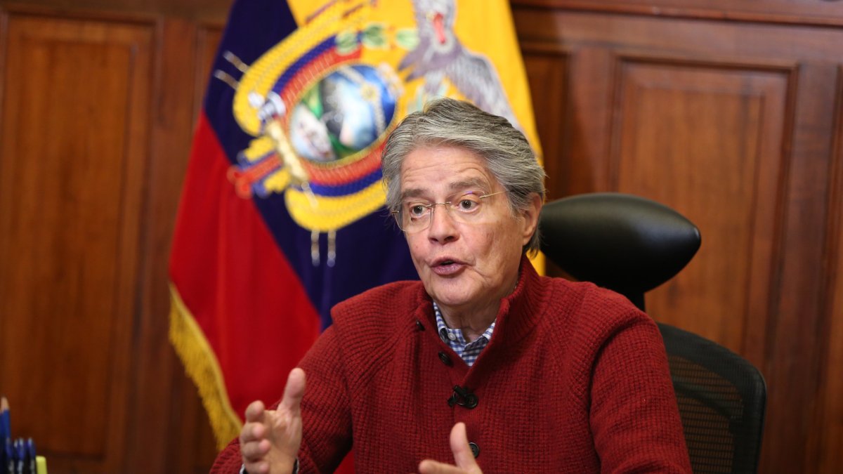 El presidente Guillermo Lasso se mantuvo en el Palacio de Carondelet durante los días del paro.