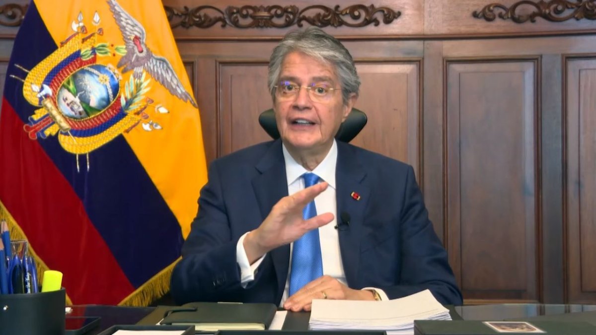 El presidente Guillermo Lasso se pronunció con un video publicado en su cuenta de Twitter.