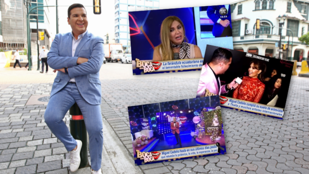 Imágenes del programa especial en nombre de Miguel Cedeño.