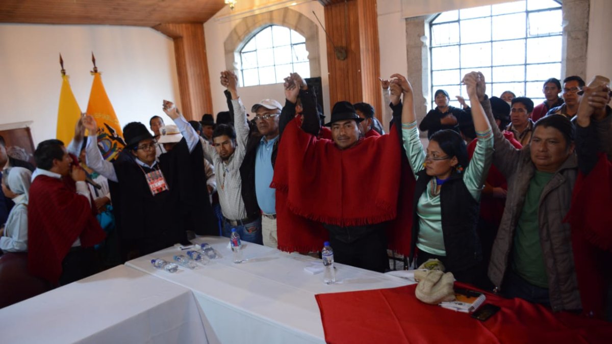 Toma del segundo intento de diálogo al que no llegó el Gobierno.