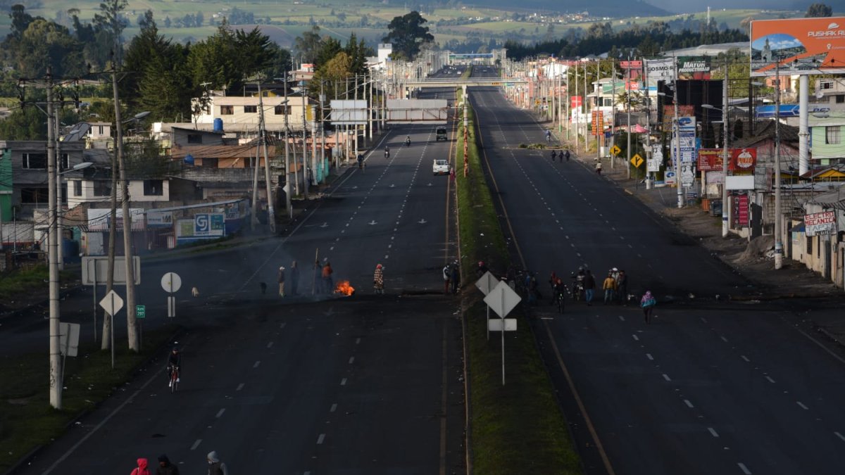 Manifestaciones en la Panamericana