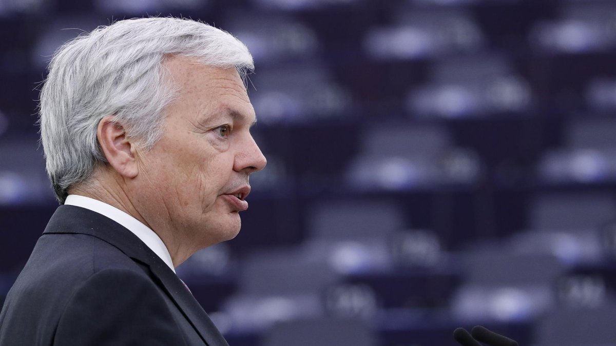 Imagen de archivo del comisario europeo de Justicia, Didier Reynders.