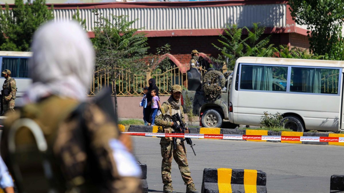 Los alrededores del salón Loya Jirga de Kabul.