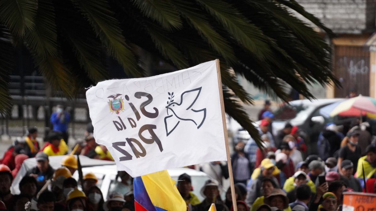 Un primer consenso entre el Gobierno y la Conaie logró el fin del paro nacional.