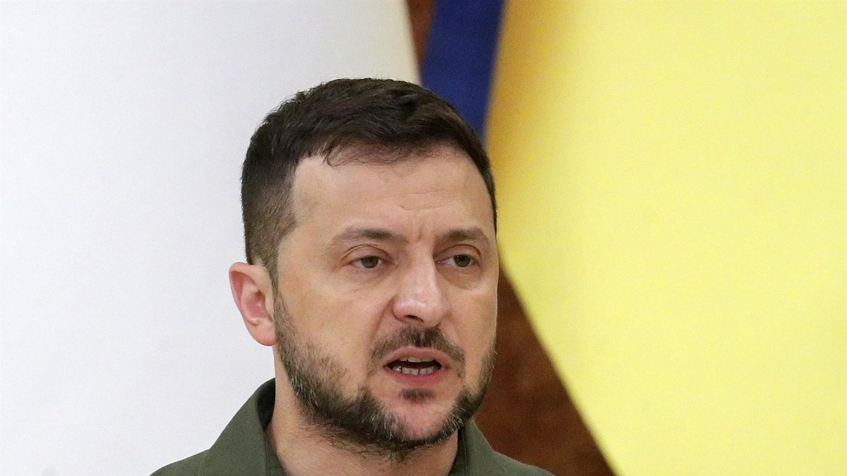 El presidente de Ucrania, Volodimir Zelenski, el pasado jueves.