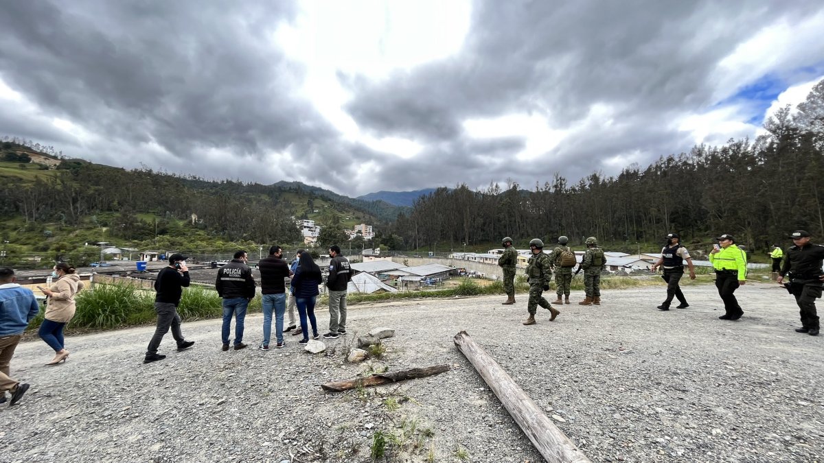 Parte alta del entorno de la carcel 1 de Loja.