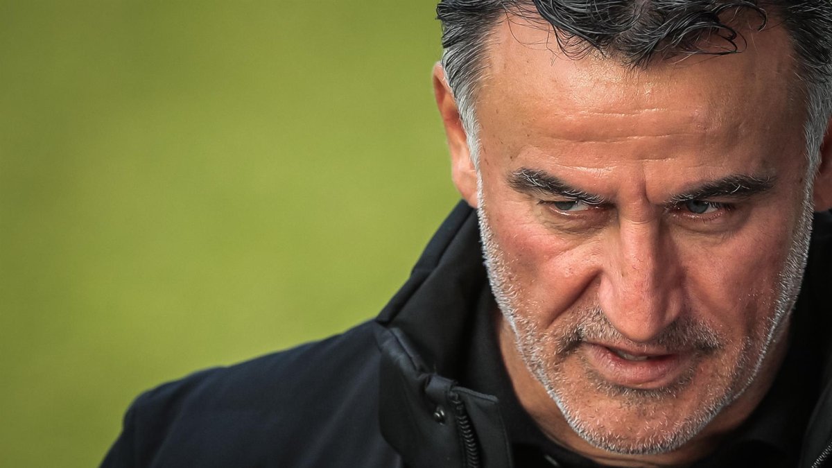 El entrenador francés Christophe Galtier,