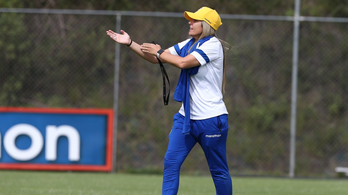 La seleccionadora femenina de Ecuador, la brasileña Emily Lima, en una fotografía de archivo.