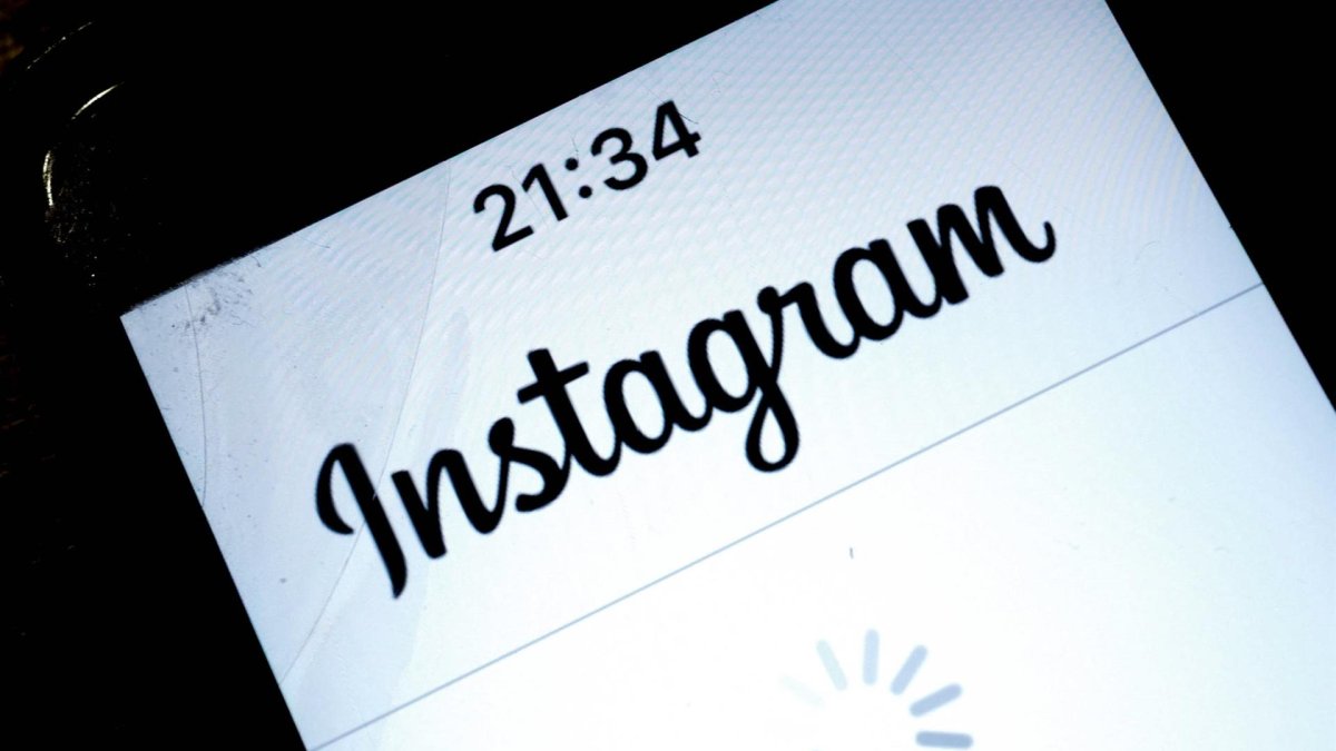 Vista de la red social Instagram