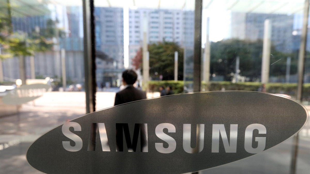 Vista de la sede de la compañía surcoreana Samsun Electronics, en Seúl, Corea del Sur.