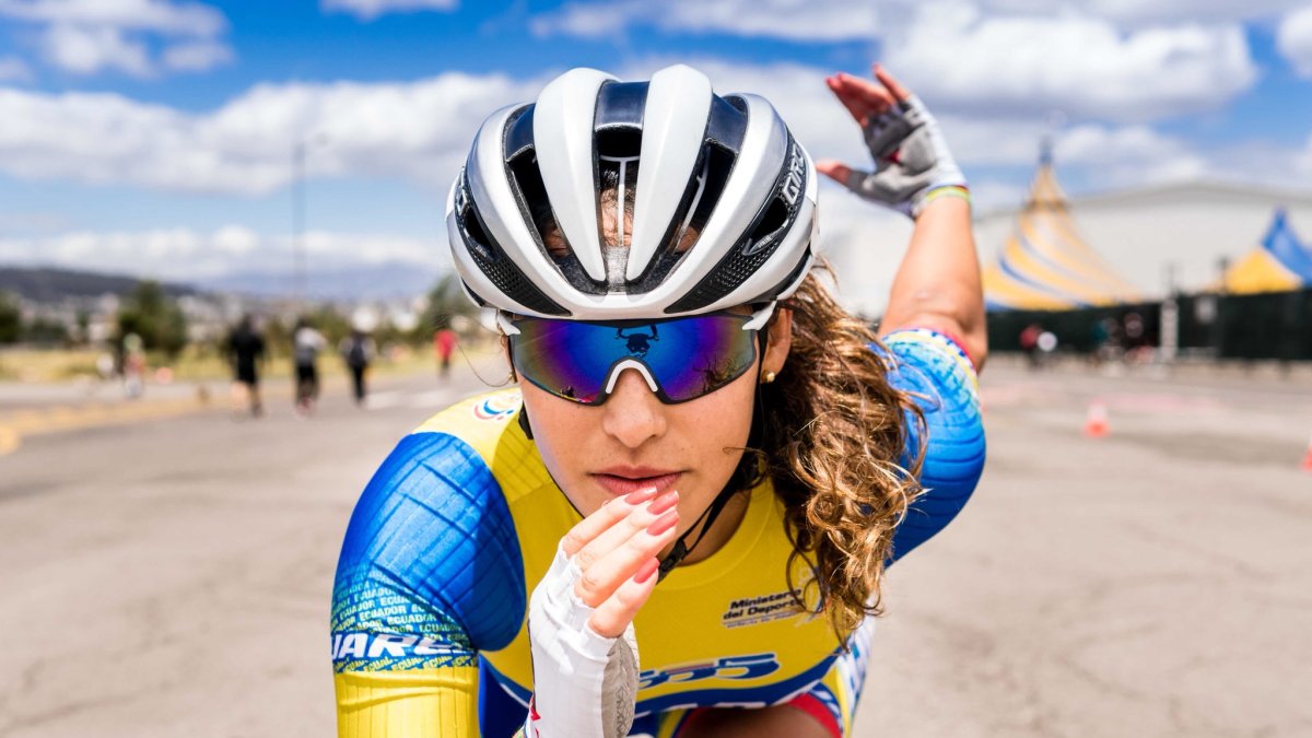 La patinadora Gabriela Vargas se ubicó en el podio de los Juegos Mundiales.