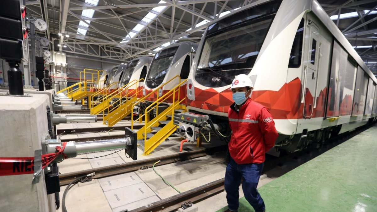 Rodar. Las autoridades dicen que para fin de año funcionará el metro.