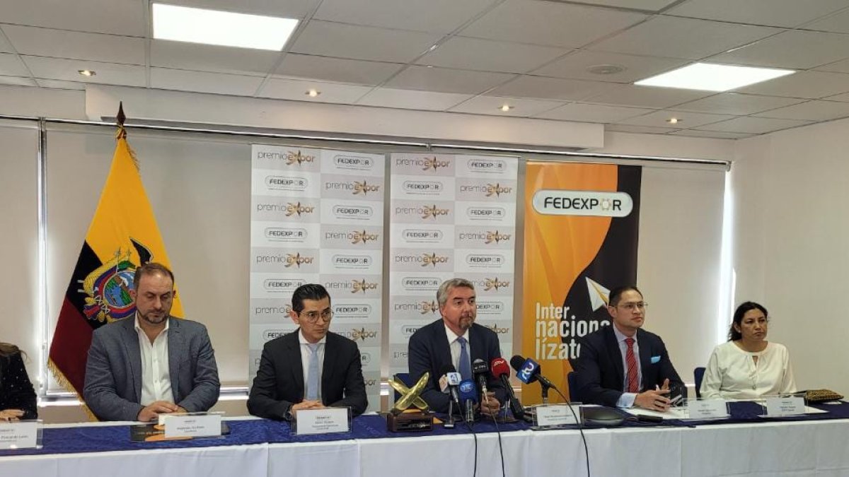 La Federación Ecuatoriana de Exportadores (Fedexpor) presentó premioXpor este 12 de julio de 2022.